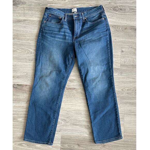 J. Crew High Rise Slim Boyfriend Jean Medium Wash Size 30 - Picture 11 of 11